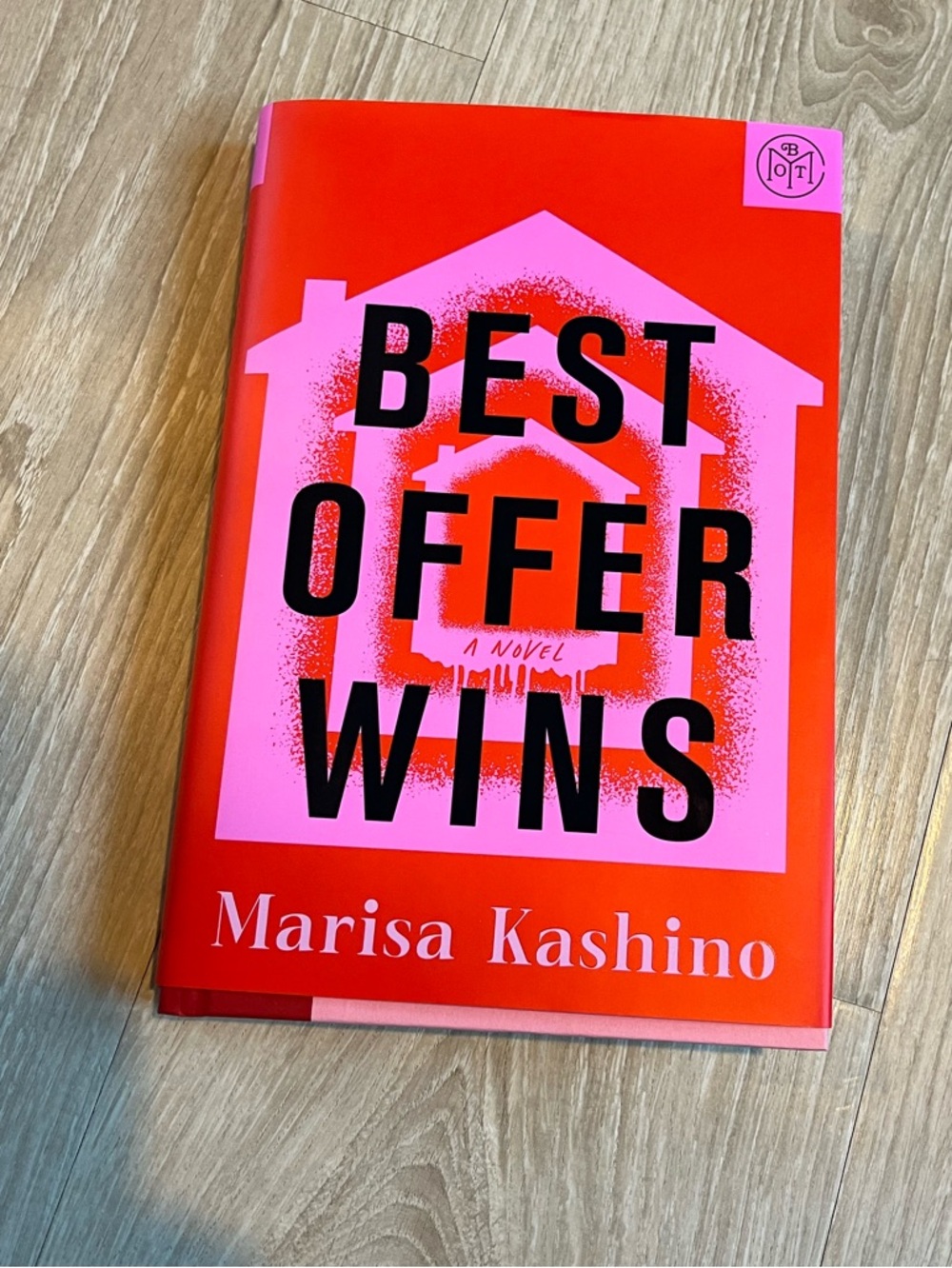 Best Offer Wins by Marisa Kashino - Bright Red & Pink Hardcover